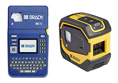 Brady M510 and M511 portable printers pictured side by side